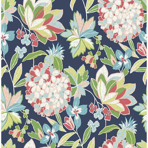 Valdivian - Fuchsia Residential Wallcovering | Jeffrey Stevens