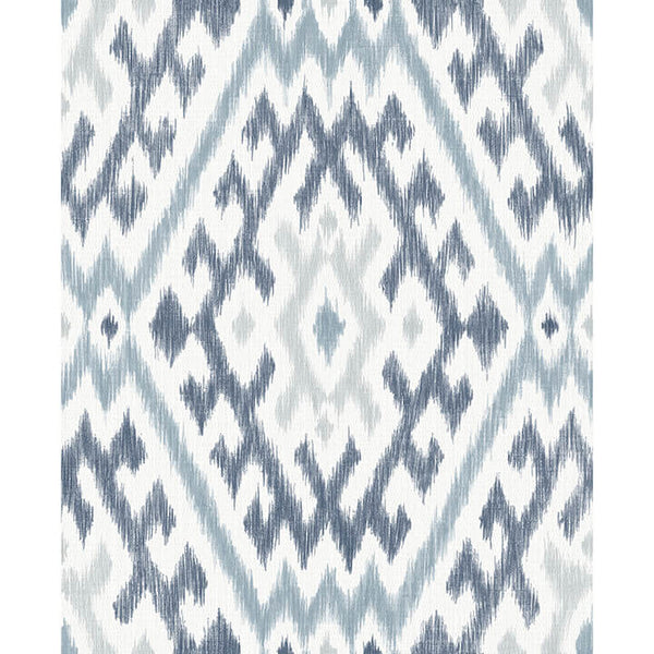 Solola, Blue Wallcoverings | Malibu Wallcovering