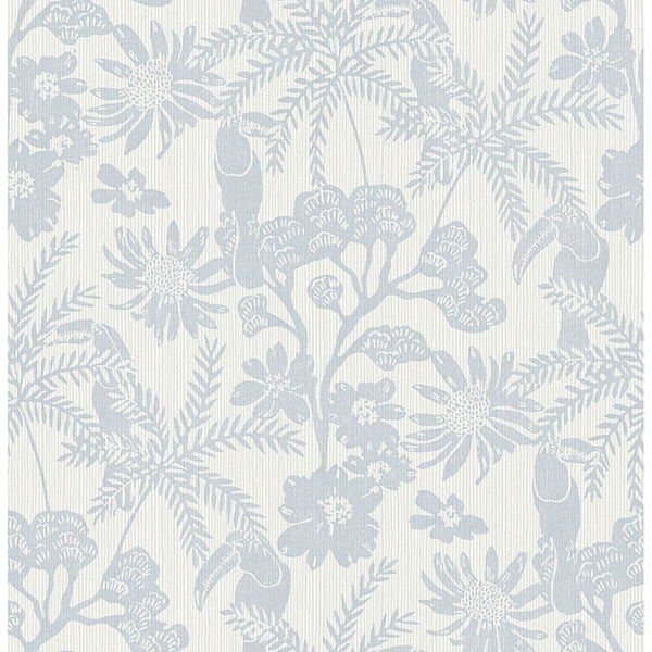 Jacaranda, Light Blue Wallcoverings | Malibu Wallcovering