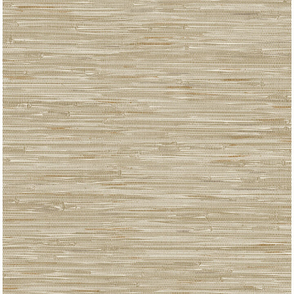 Exhale Woven Faux Grasscloth - Light Brown Residential Wallcovering | Jeffrey Stevens