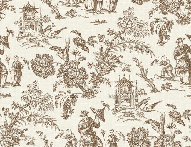 Chinois - Esspresso Wallcovering | Malibu Wallpaper