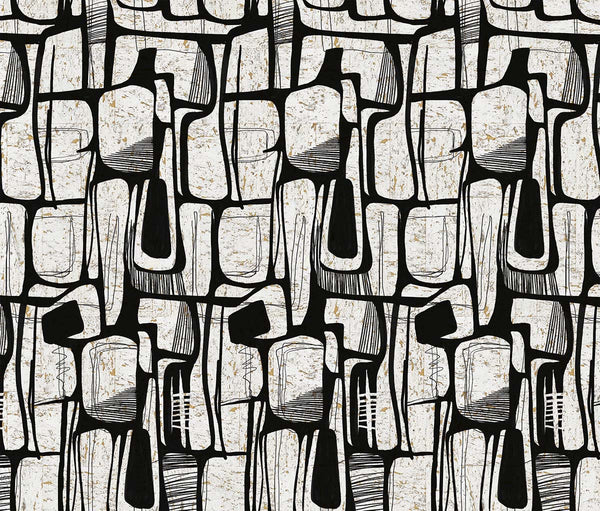 Florida Mural - Black & White