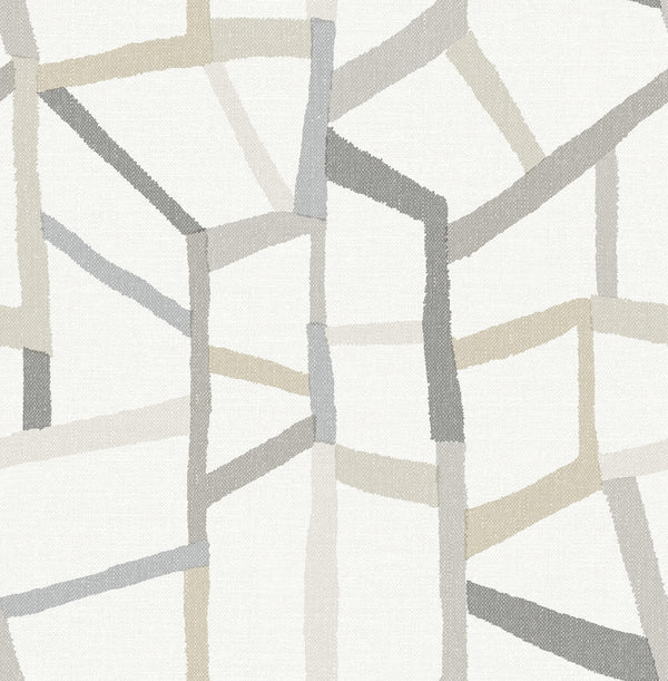Tate, Grey Wallcoverings | Malibu Wallcovering