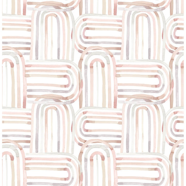 Lolly, Blush Wallcoverings | Malibu Wallcovering