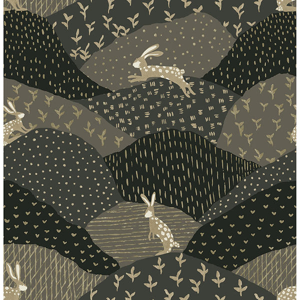 Peter, Black Wallcoverings | Malibu Wallcovering