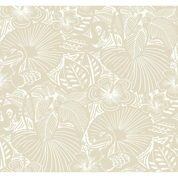 Idalia, Beige Wallcoverings | Malibu Wallcovering