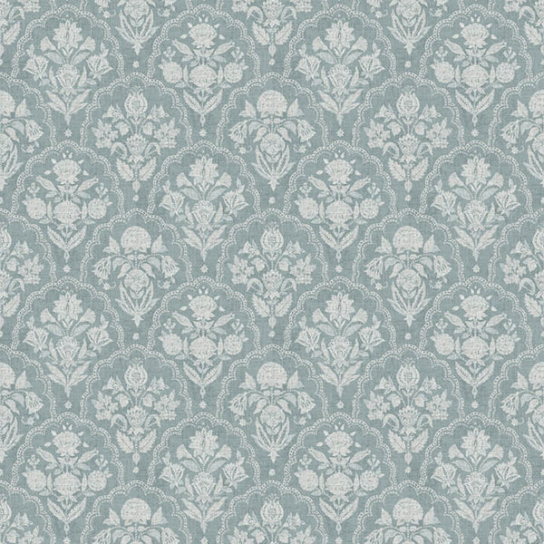 Frances, Blue Wallcoverings | Malibu Wallcovering