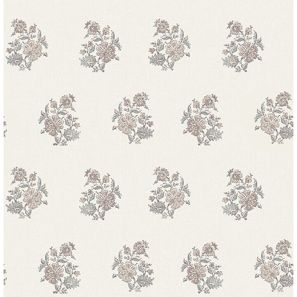 Overbrook, Plum Wallcoverings | Malibu Wallcovering