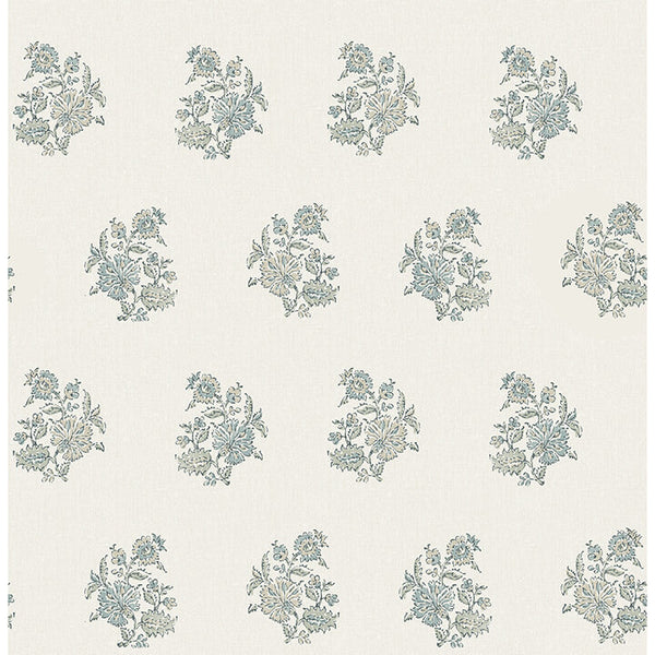 Overbrook, Ivory Wallcoverings | Malibu Wallcovering