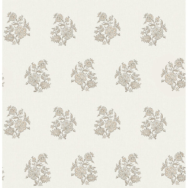 Overbrook, Taupe Wallcoverings | Malibu Wallcovering
