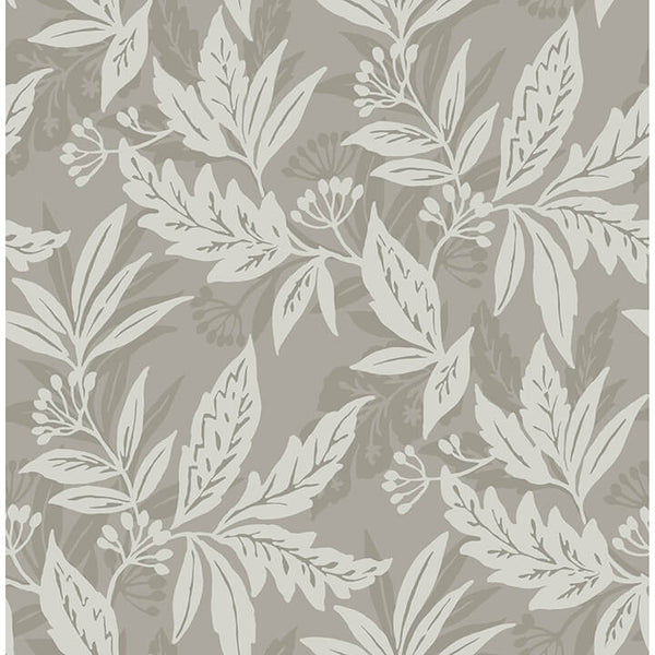 Anita, Pewter Wallcoverings | Malibu Wallcovering