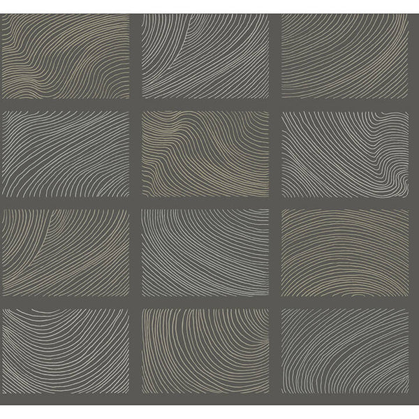 Bronson, Slate Wallcoverings | Malibu Wallcovering