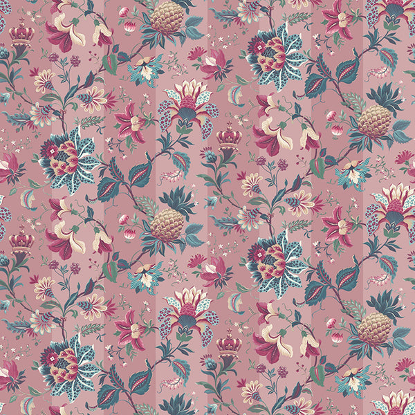 Cornelia, Pink Wallcoverings | Malibu Wallcovering