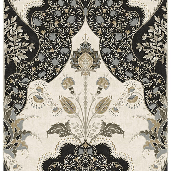 Auden, Black Wallcoverings | Malibu Wallcovering