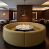 Nassau Gold - Lily Upholstered Banquette | Architectural Fabrics