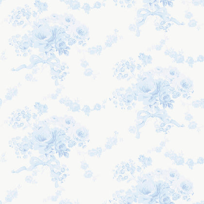 Champagne Harbor - Powdered Blue Residential Wallcovering | Jeffrey Stevens
