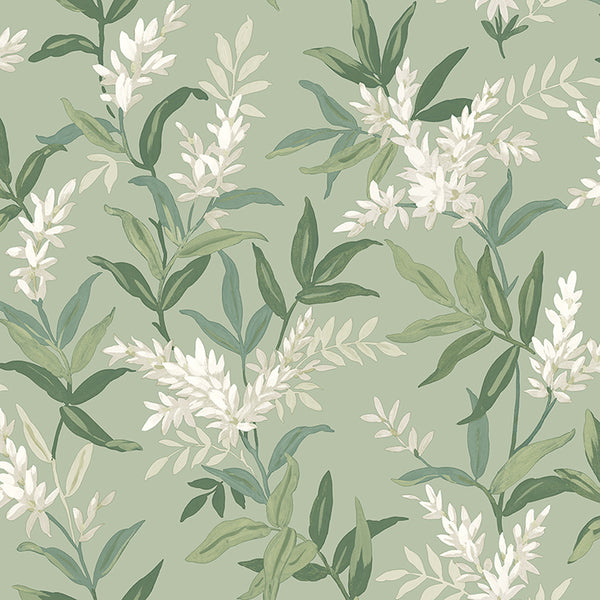 Olivia, Sage Wallcoverings | Malibu Wallcovering
