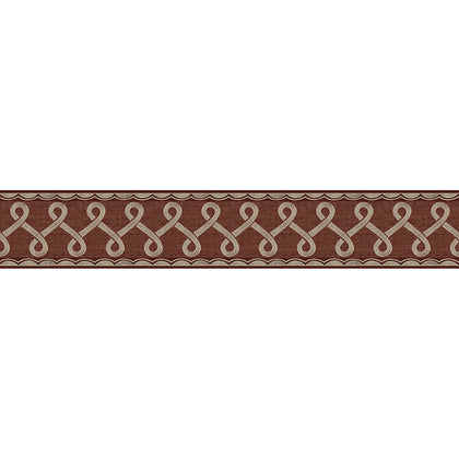 Scalloped Ribbon Border Red | Jeffrey Stevens