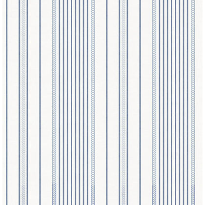 Navarres Stripe Blue | Jeffrey Stevens