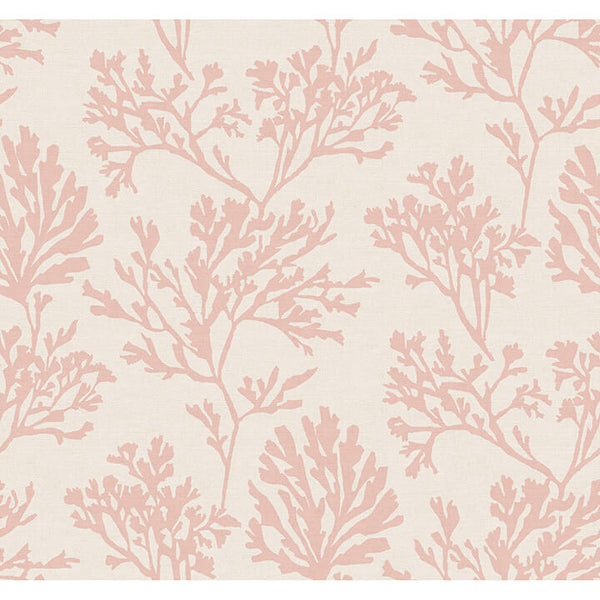 Tortuga - Pink Residential Wallcovering | Jeffrey Stevens