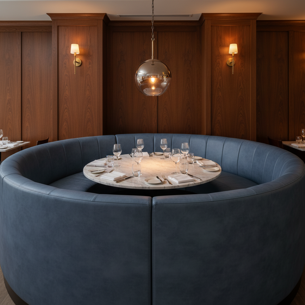 Red Hook - Stargaze Upholstered Banquette | Architectural Fabrics