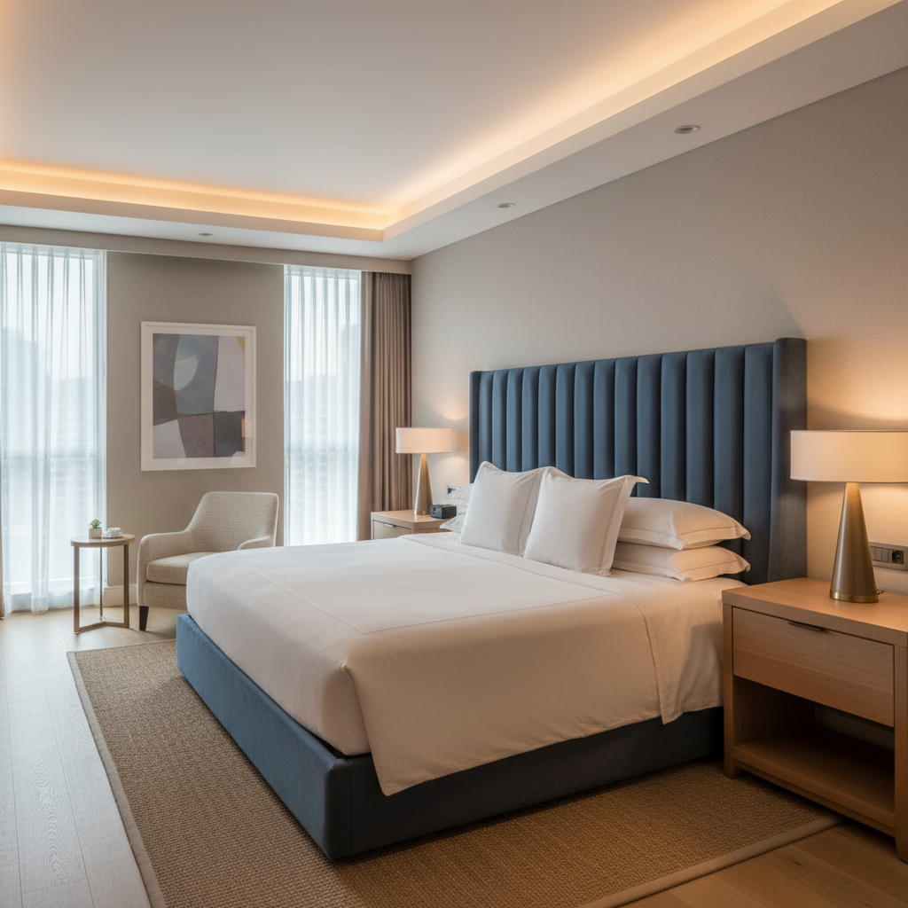 Ultrasuede  Malibu  Blue Upholstered Headboard | Ultrasuede Upholstery