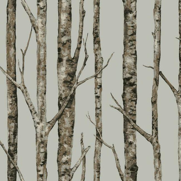The Birches Silver | Architectural Wallcoverings