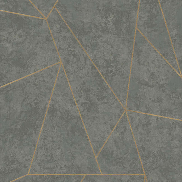 Nazca Dark Grey & Gold | Jeffrey Stevens