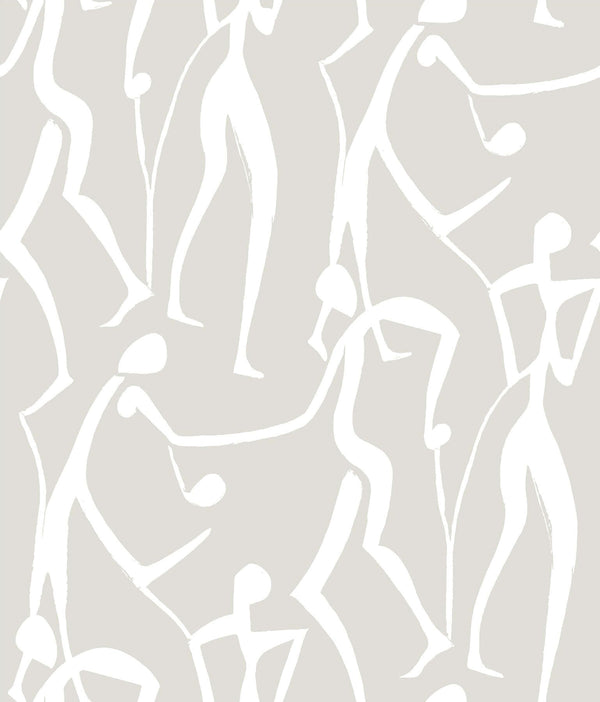 Joyful Dancers Lichen Grey | Jeffrey Stevens