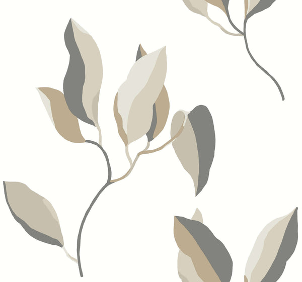 Brushwork Branches Neutral & Gold | Jeffrey Stevens