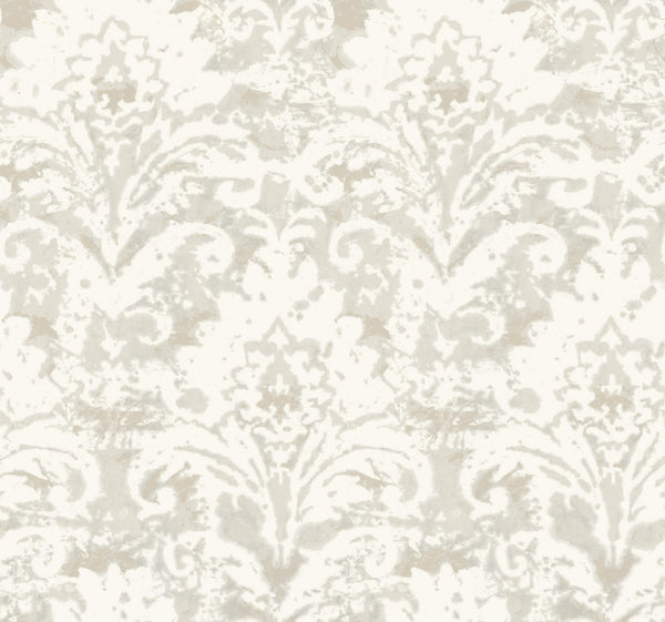 Velvet Crush Damask Cream & Pearl | Jeffrey Stevens