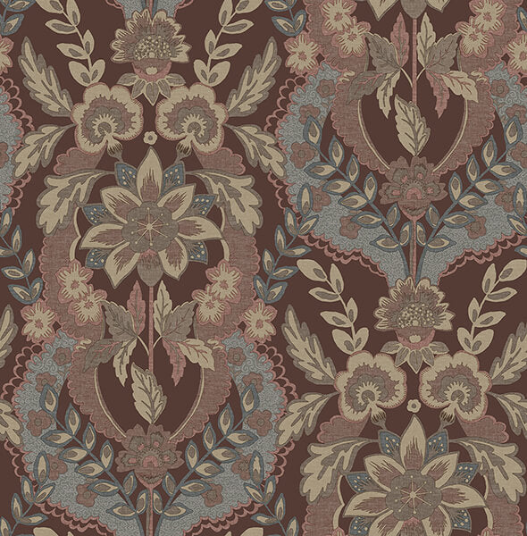 Collins, Plum Wallcoverings | Malibu Wallcovering