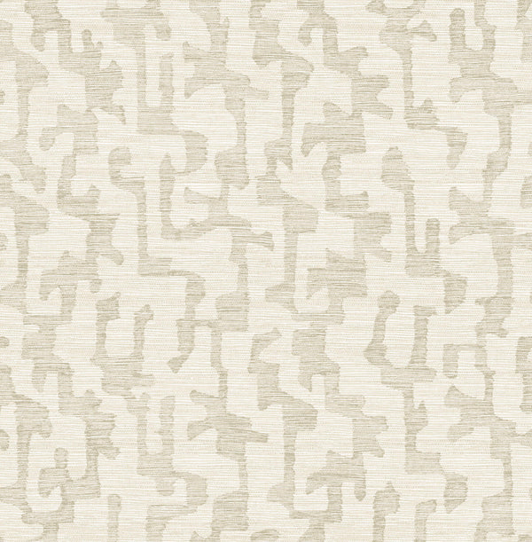 Cipher, Beige Wallcoverings | Malibu Wallcovering