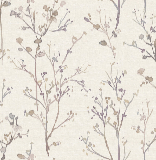 Silverling, Lavender Wallcoverings | Malibu Wallcovering