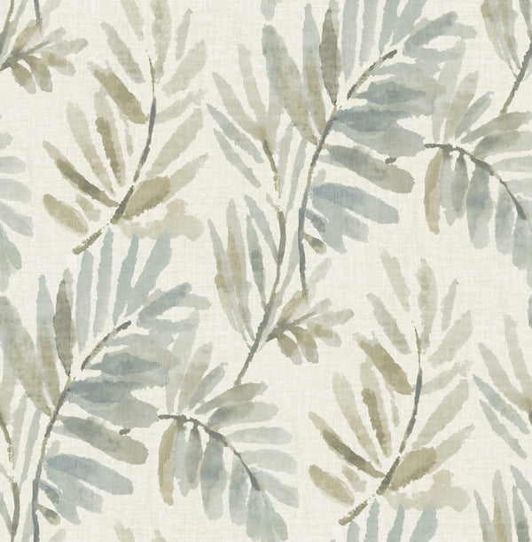 Serenade, Aqua Wallcoverings | Malibu Wallcovering