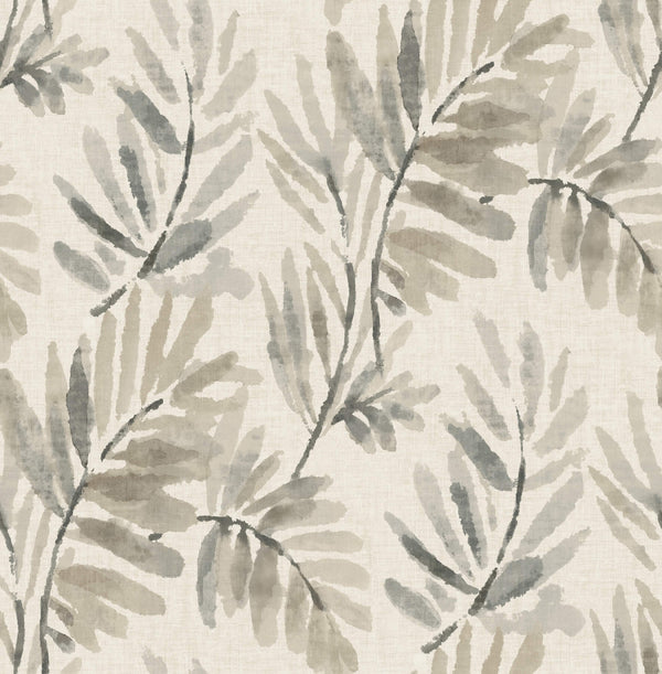 Serenade, Grey Wallcoverings | Malibu Wallcovering