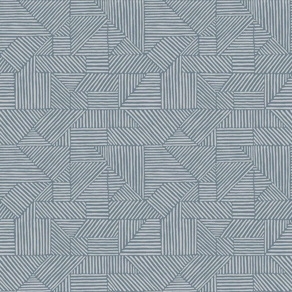 Crescendo, Blue Wallcoverings | Malibu Wallcovering