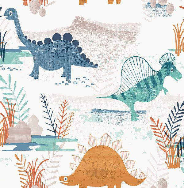 Prehistoric Dino Orange | Jeffrey Stevens