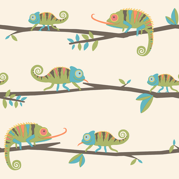 Chameleon Family Green | Jeffrey Stevens