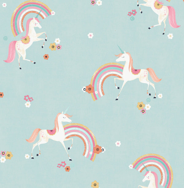 Rainbow Unicorn Blue | Jeffrey Stevens