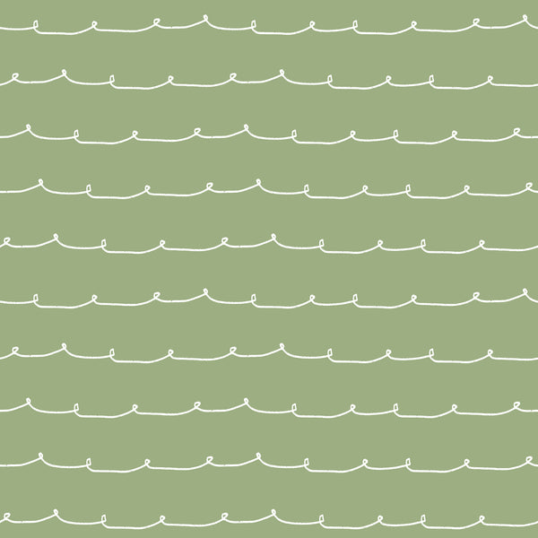 Wiggle Line Green | Jeffrey Stevens