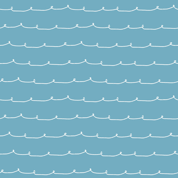 Wiggle Line Blue | Jeffrey Stevens