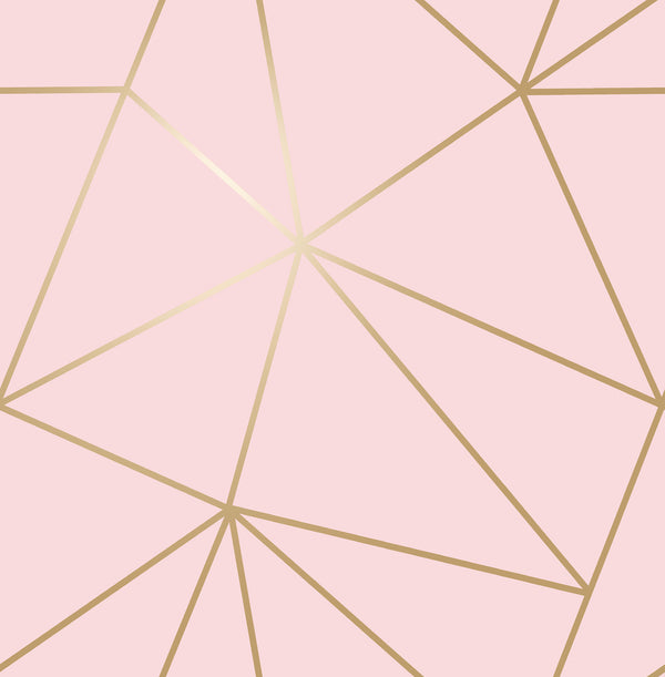 Metallic Geo Pink | Jeffrey Stevens