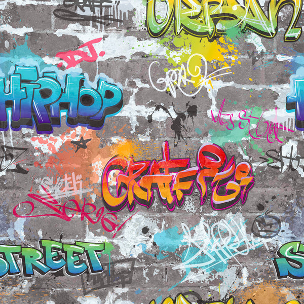 Graffiti Wall Multicolor | Jeffrey Stevens