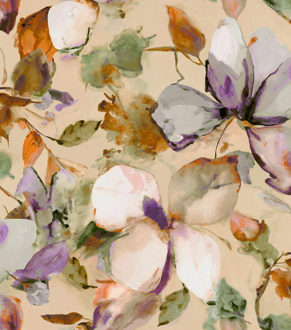 Florian, Lavender Wallcoverings | Malibu Wallcovering