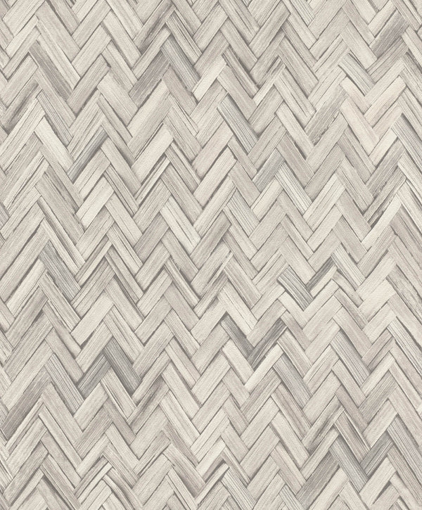 Ellery - Light Grey Residential Wallcovering | Jeffrey Stevens