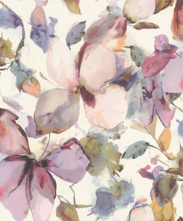 Liliana - Plum Residential Wallcovering | Jeffrey Stevens