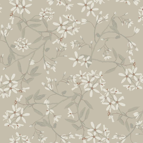 Paradis - Grey Residential Wallcovering | Jeffrey Stevens