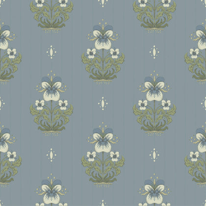 Gullvie - Light Blue Residential Wallcovering | Jeffrey Stevens