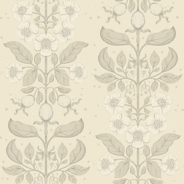 Rosa, Cream Wallcoverings | Malibu Wallcovering